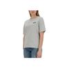 Maison Kitsune Ss24 Logo Print Crew Neck Short Sleeve T-Shirt Women T-shirts Gray MW00126KJ0119H120
