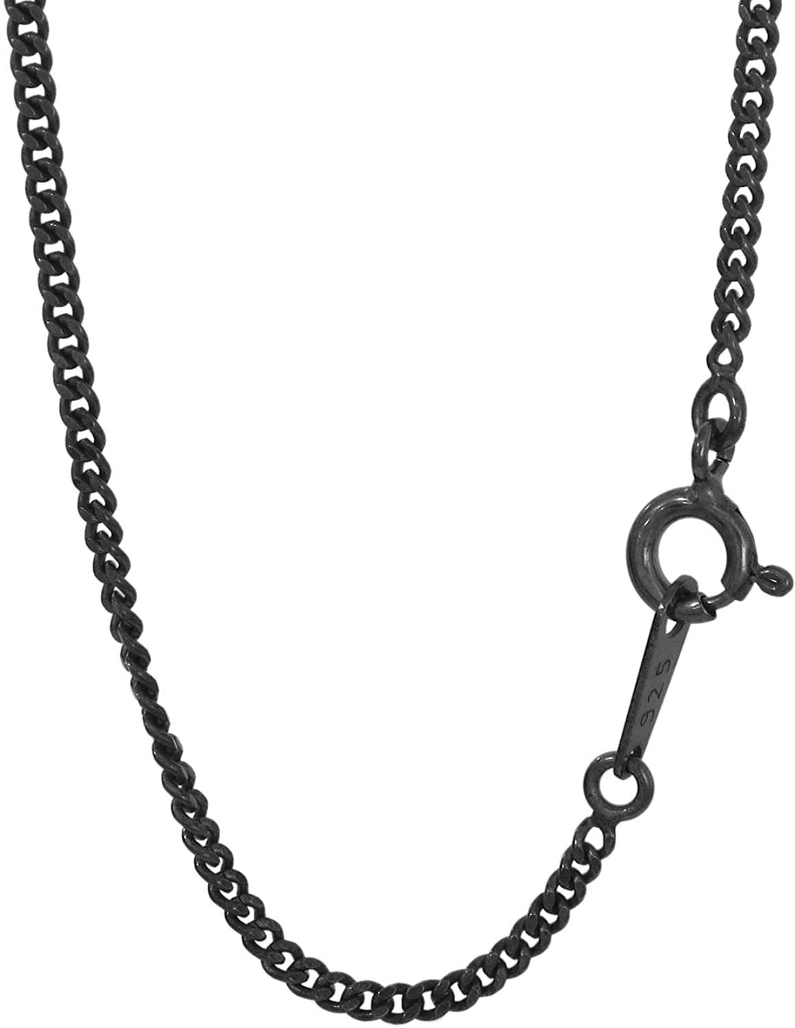 

Gin no Smoked Kihei Довжина Ширина Темно-срібний Намисто Ланцюжок тільки [Shinjuku Kura] Ланцюжок, 40-70см (70см), прим. 1.7мм, 925, Ланцюжок, Ланцюжок, чорний