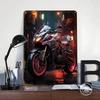 Motorcycle Motorcycle Bike TOP Printed Poster Customized Wall Art Retro Vintage Metal Tin Signs for Room Bedroom Decoration Home