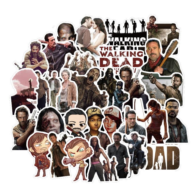 Buy 30/50Pcs The Walking Dead Stickers American TV Series Waterproof