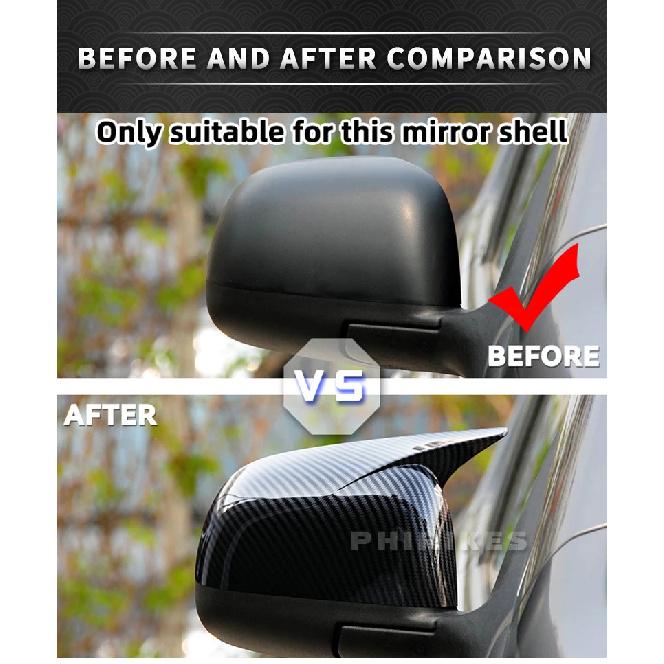 2pcs Rearview Mirror Caps Cover Glossy Black Sticking For Nissan Sunny 2010 2011 2012 2013 2014 2015 2016