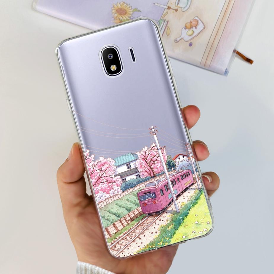 For Samsung Galaxy J4 2018 Case SM-J400F Luxury Clear Silicone Soft TPU Phone Case For Samsung J4 Plus J4+ J415F Back Cover Capa