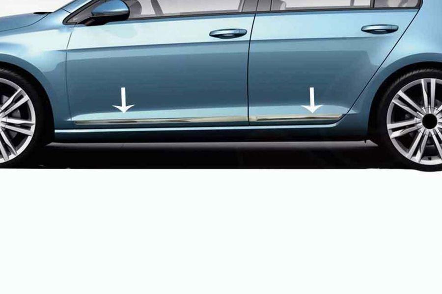 

Молдинги дверей (4 шт, нерж) для Volkswagen Tiguan 2007-2016 рр.