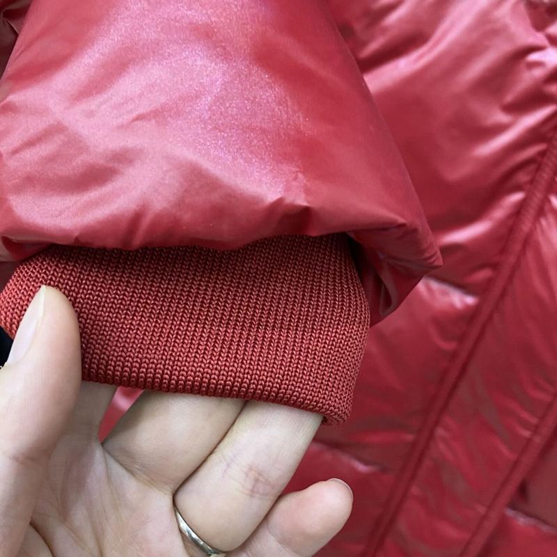 Women Loose Fit Long Hooded Padded Jacket Winter Coat White Duck Down Stand Collar Zipper Pocket Solid Color All Match