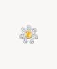 Lola Rose Daisy Citrine Triple Flower Pendant Women'S Necklace
