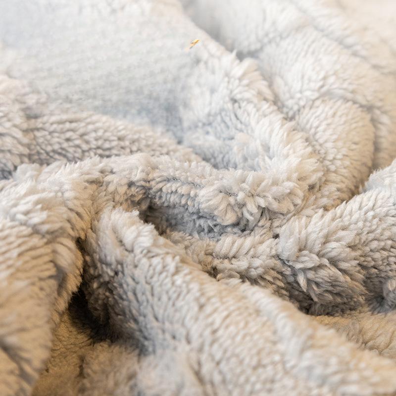 1pc Classic Jacquard Shu Velveteen Sofa Cover, Non-Slip, Breathable, Luxury Home Decor, Polyester, with No Print, for Living Room, Bedroom, Office