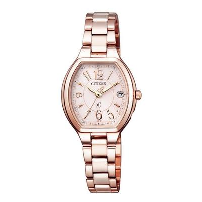 ES9365-54W ( Rádiem řízené hodinky xC Eco-Drive H060 Stainless Steel Line Happy Flight Sakura Pink Tonneau)