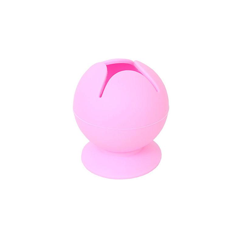 Silicone World Waste Collector Silicone Storage Box Suction Cup Handmade Garbage Collector For Desktop Accessories Tools