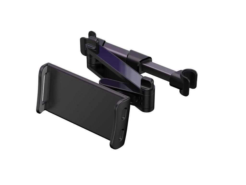 Rear Seat Telescopic Headrest Phone & Tablet Holder