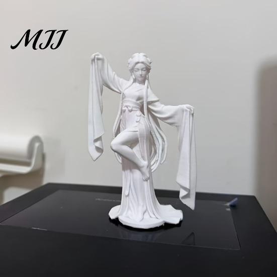 Exquisite Ancient Style Figurine 3D Printed Chinese Dancer Ornament, Elegant Flowing Water Sleeve Figurine, Desktop Decoration Traditional Oriental