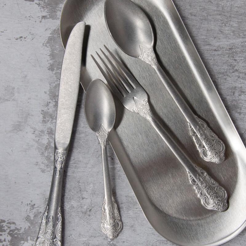 Zuo Zhixun European Retro 304 Stainless Steel Dinner Forks (Set of 2)