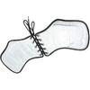 Universal Motorcycle Heat Saddle Shield Deflectors PU Leather, Motorcycle Side Saddle Leather Heat Shield Deflector, Universal Leather Saddle Heat