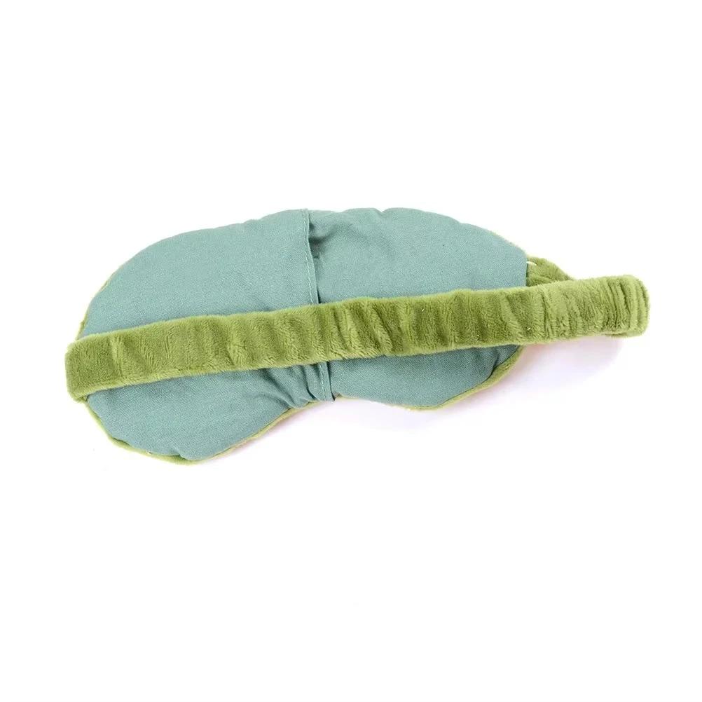 3d Sad Frog Design Sleep Mask Natural Sleep Eyeshade Soft Portable Blindfold Eye Patch For Women Men Travel Snoring Cover