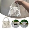 Gift 3D Printing Skeleton Handbag Rib Cage Shape Costume Rib Cage Shape Novelty Gothic Purse Cosplay