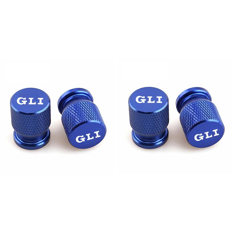 2026 Hot For Volkswagen VW Car Wheel Tire Valve Cap Tyre Stem Cover Dust-proof For VW Volkswagen GLI Rline Golf Beetle Passat Sh