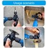 90 Degree Adapter Right Angled Drill Attachment High Hardness Wear Resistance Metal Drill Chuck