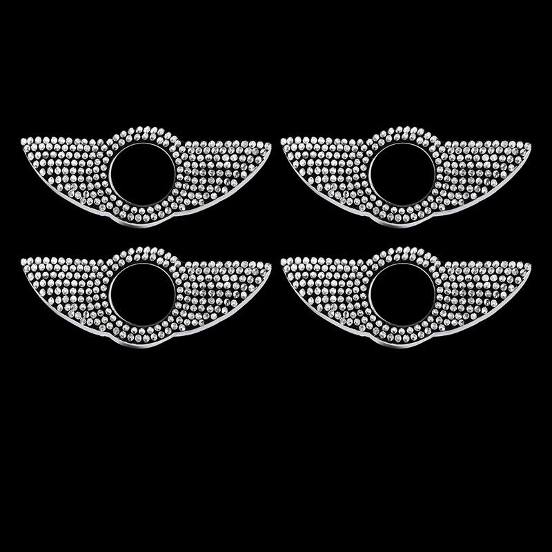 

Блестящие автомобильные внутренние дверные замки, отделка, тяга, болт, автосалон, стразы, универсальное украшение, автомобильные аксессуары