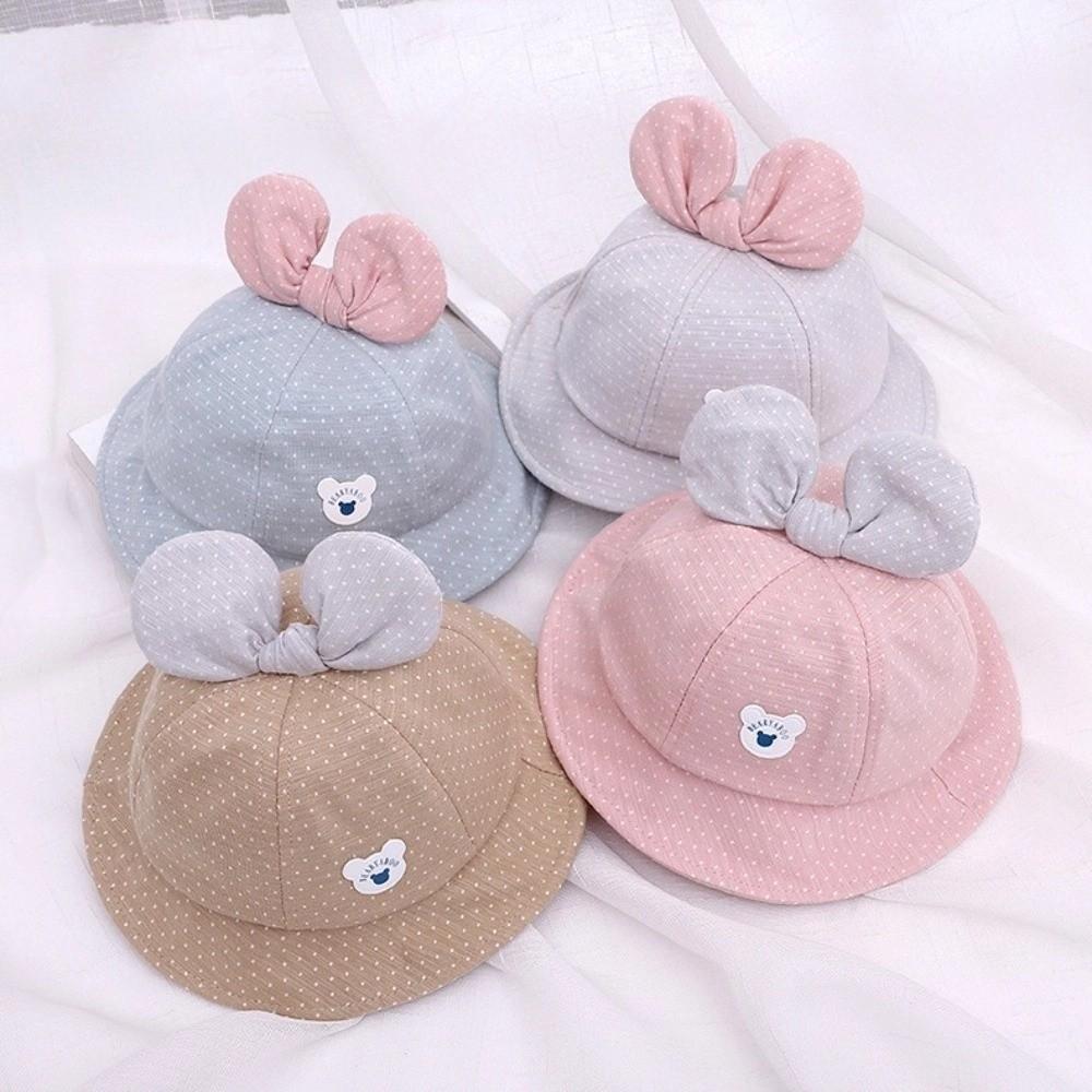 Cotton Baby Hat Breathable Kids Sun Hat Cute Children Bucket Hat  Summer
