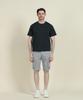 PANICALE Charcoal Logo Short Sleeve T-Shirt