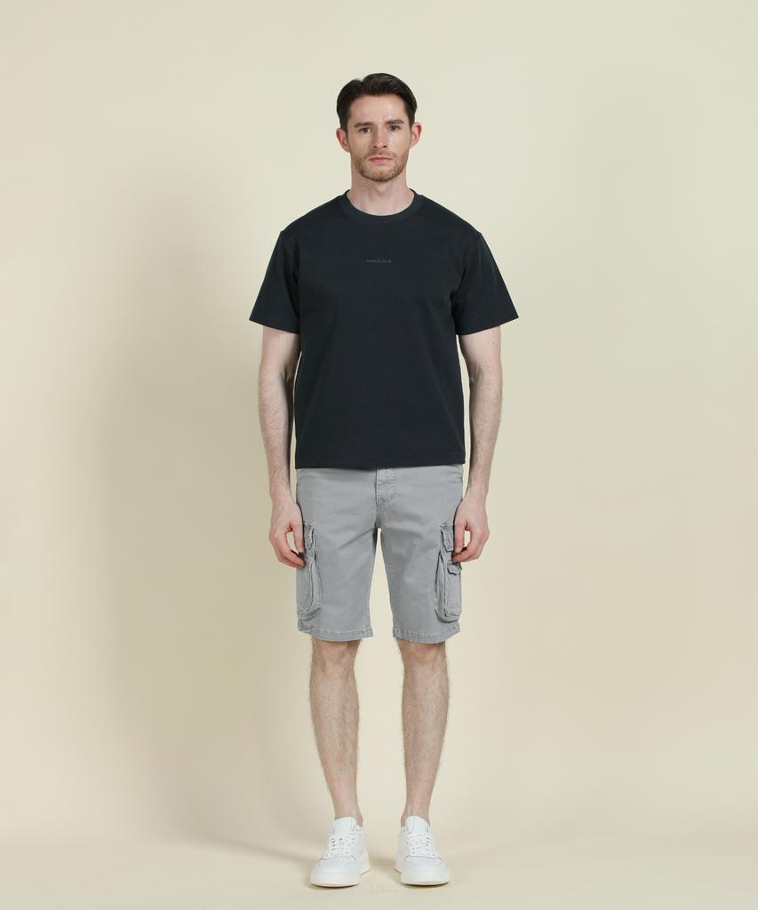 PANICALE Charcoal Logo Short Sleeve T-Shirt