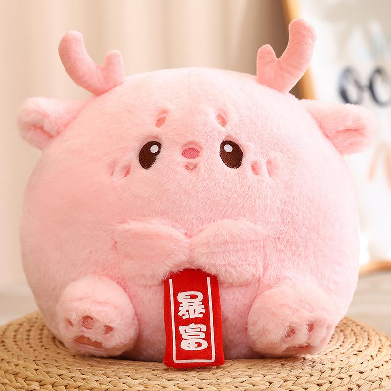 Dragon Year Mascot Cute Zodiac Doll Girl Sleeping Pillow Rag Doll Plush Toy New Year Gift