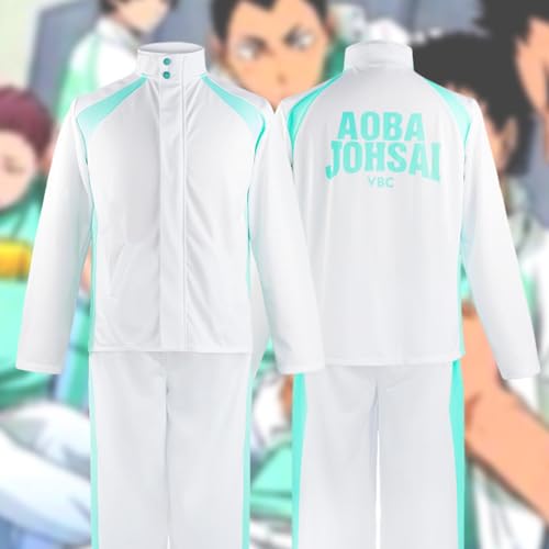 [Formemory] Aoba Johsai High School Volleyball Jersey, Long Sleeve, Sportswear, Featuring Oikawa Toru, Iwaizumi Hajime, Kindaichi Yuutaro, and Kunimi