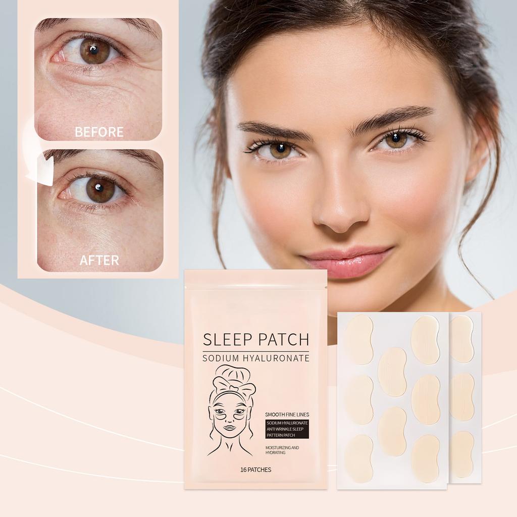 Facial -wrinkle Sleep Patch Sodium Hyaluronate Nasolabial Fold Patch Light Lines Compact