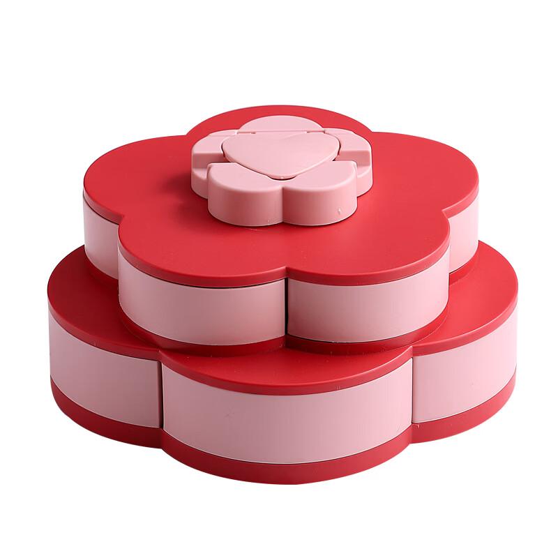 Abay Rotating Double-Layer Snack Box