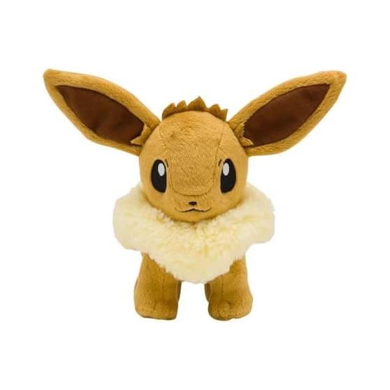 Pokemon Center Original Plush Toy Standing Eevee 20 X 18 X 22 (H X W X D: Cm)