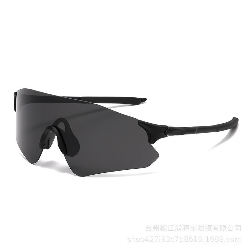 Men Rimless Oversized Sports Sunglasses Colorful Lightweight Running Glasses Women Mountaineering Outdoor Sports Cycling Eyeglasses