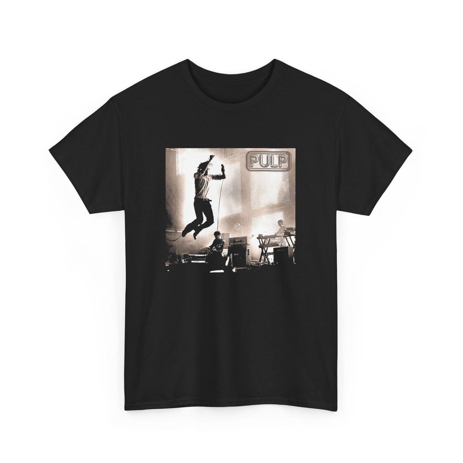 Vintage Pulp Music Unisex Heavy Cotton Tee L