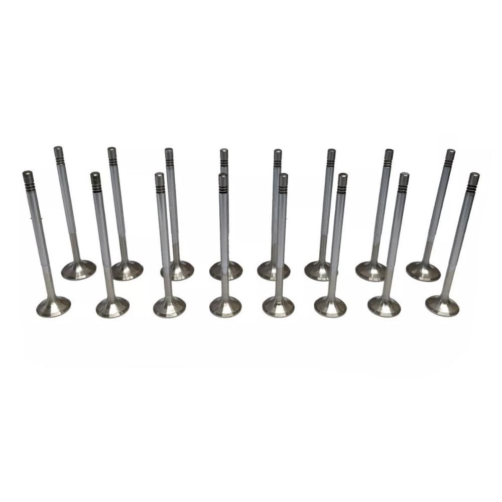 16pcs Engine Exhaust & Intake Valve Fit for 2.1L 2.2L T L4 Diesel Mercedes-Benz E250 GLE300D SPRINTER OM651 2009-2016