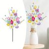 Easter Eggs Artificial Bouquets Festival Flower Arrangement For Mantels Tabletop Centerpieces Holiday Decoration