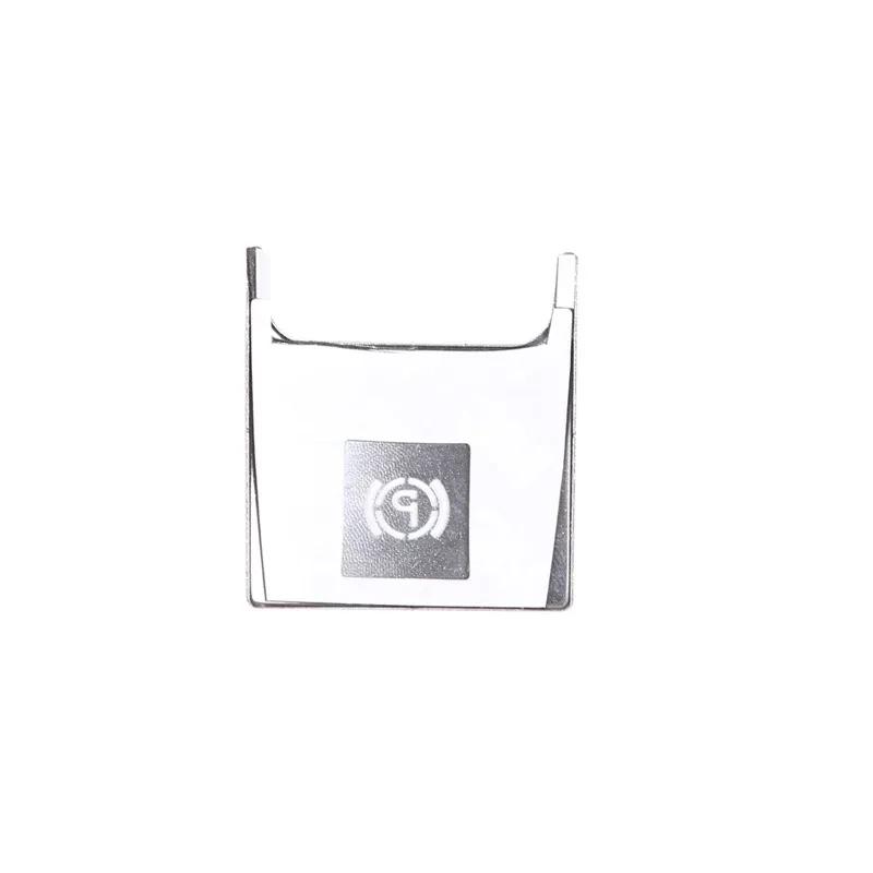 For Maserati Ghibli Quattroporte 2013-2015 Stainless Steel Silver Car Electronic Handbrake Cover Trim Stickers Car Accessories