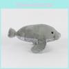 Plush Toys Manatee Animal Stuffed Dolls Bedroom Decoration Kids Gift 35cm