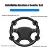 Auto Steering Wheel Booster Ball Knob Universal Car Truck Spinner for Enhanced Grip Effortless Turning and Parking