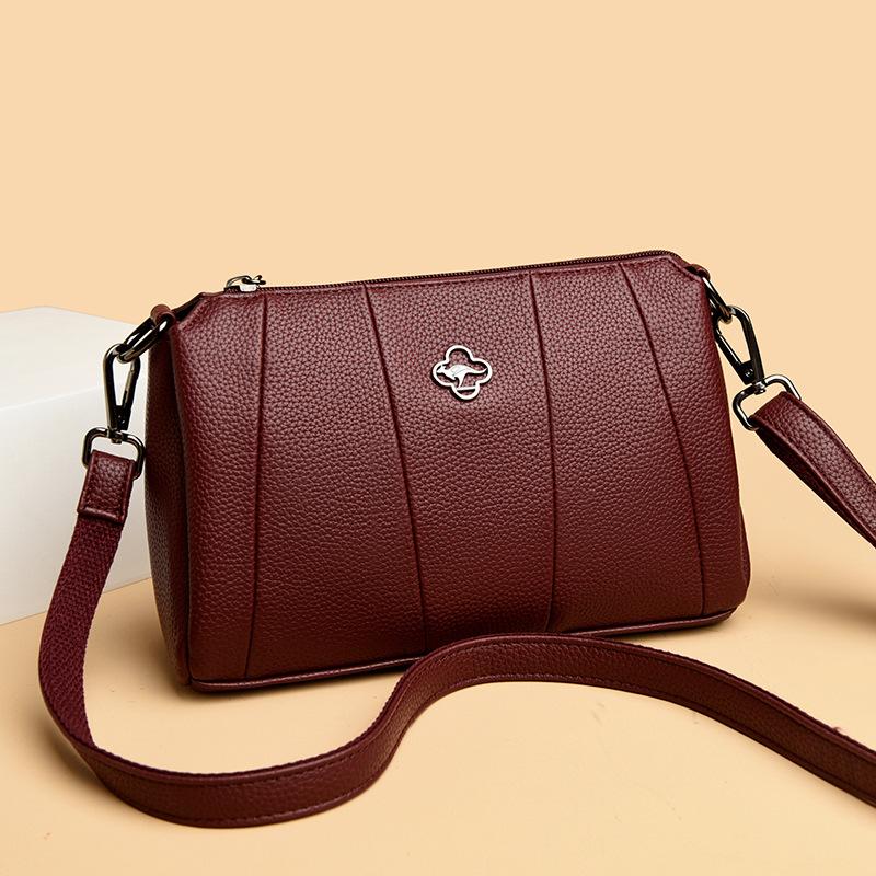 Geantă de mână: Doamnă de vârstă mijlocie, Geantă de mamă Geantă pătrată mică Geantă de umăr simplu Geantă crossbody