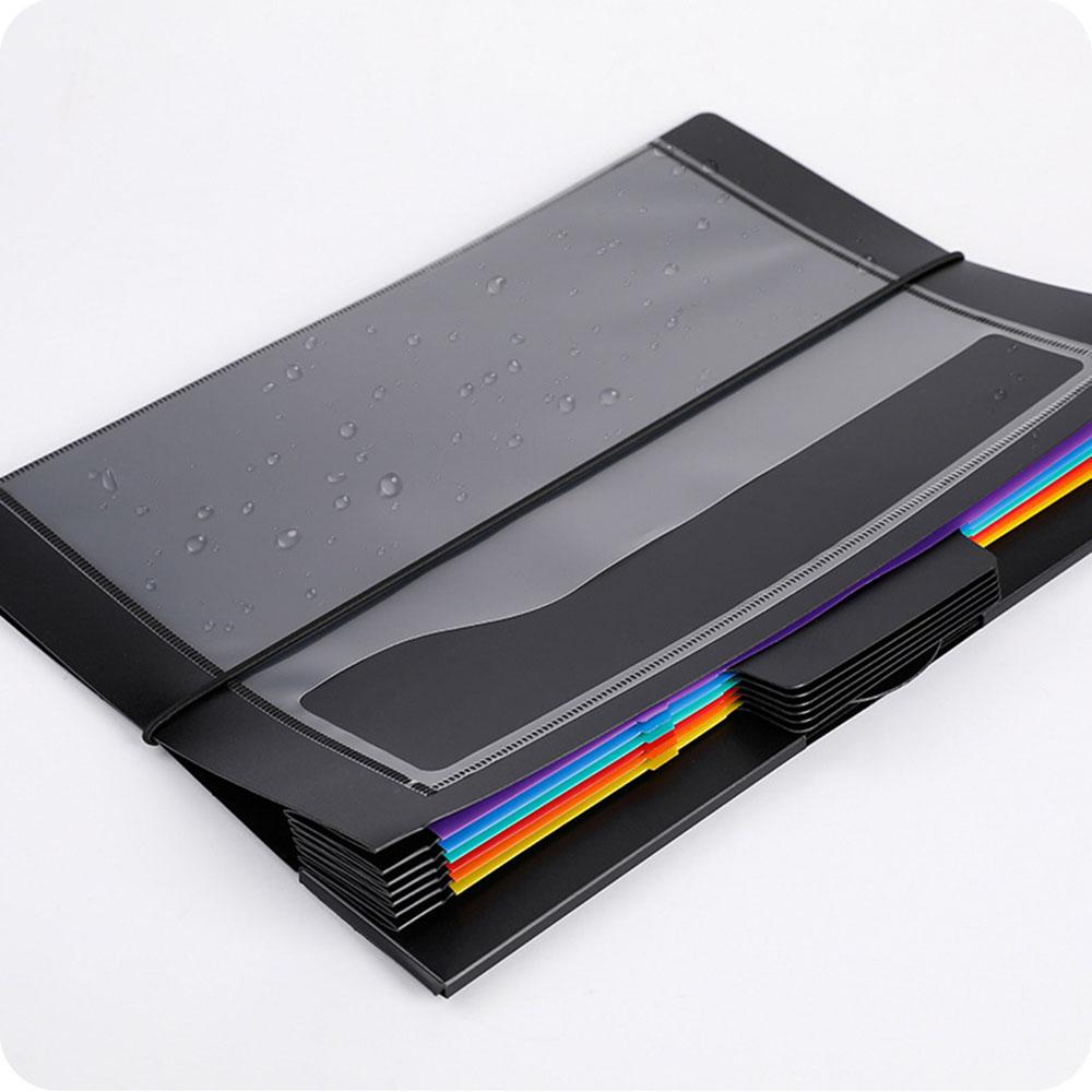Stationery Organizer Advanced Color Storage Album Student Multi Functional Folder Plastic Hanging Organ Folder For Students File