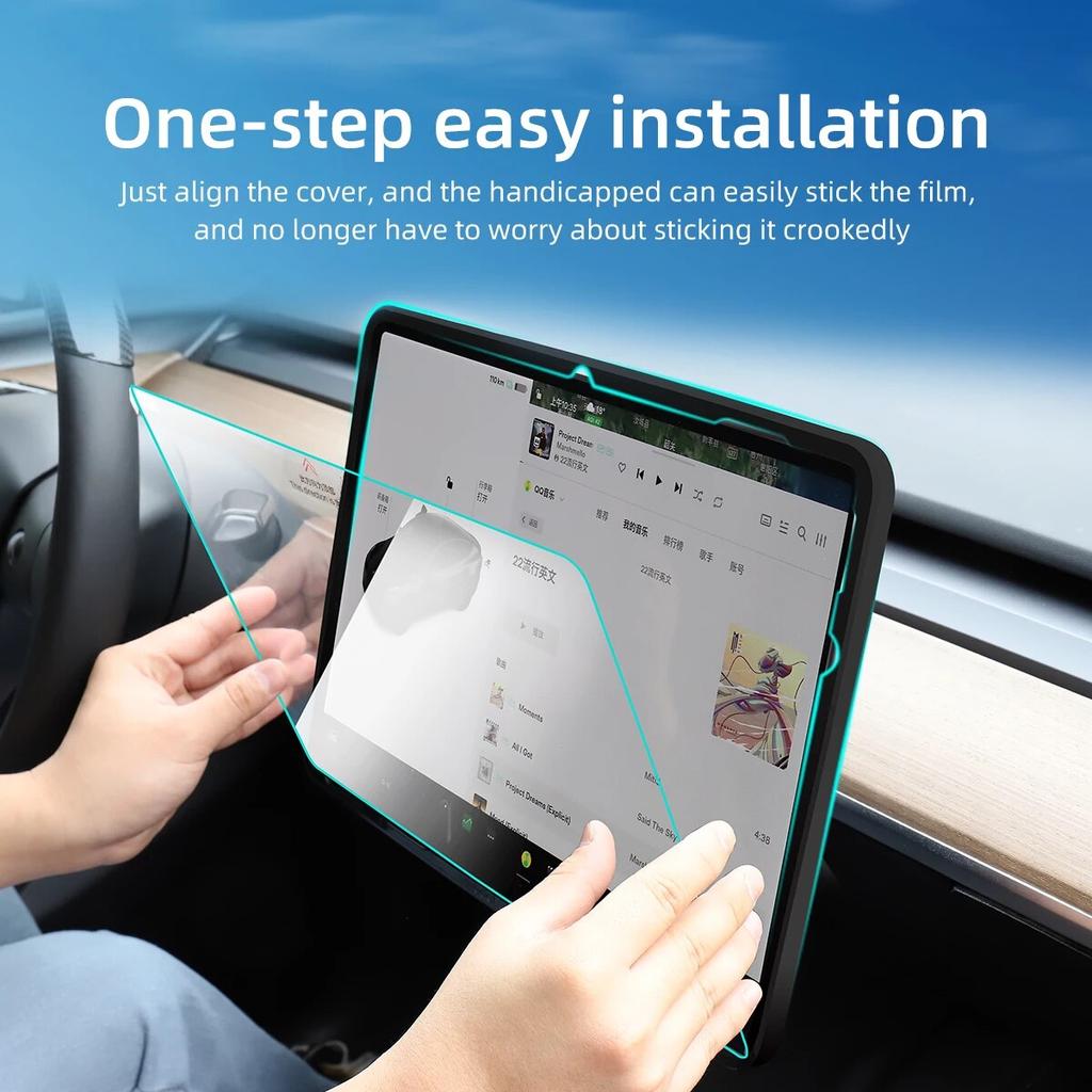 Center Control Touchscreen Car Navigation Touch Screen Protective Film For Tesla Model 3 Y 2023 Model X S 2022 Tempered Film