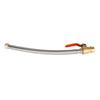 F3/4 Easy Installation Flexible Bendable Braided Stainless Steel Supply Line Strong Durable Water Heater Connector
