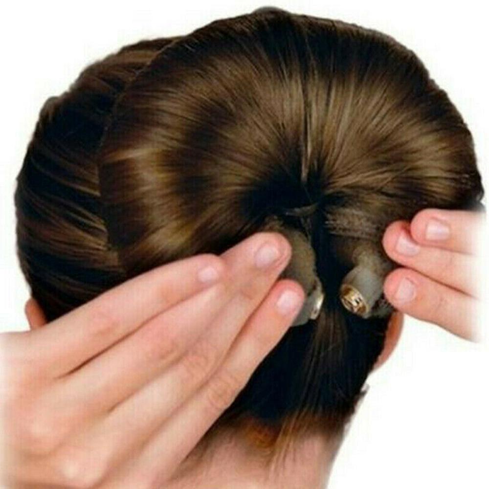 Fashion Cute DIY Hair Styling Tools Hair Curler Donut Hair Bun