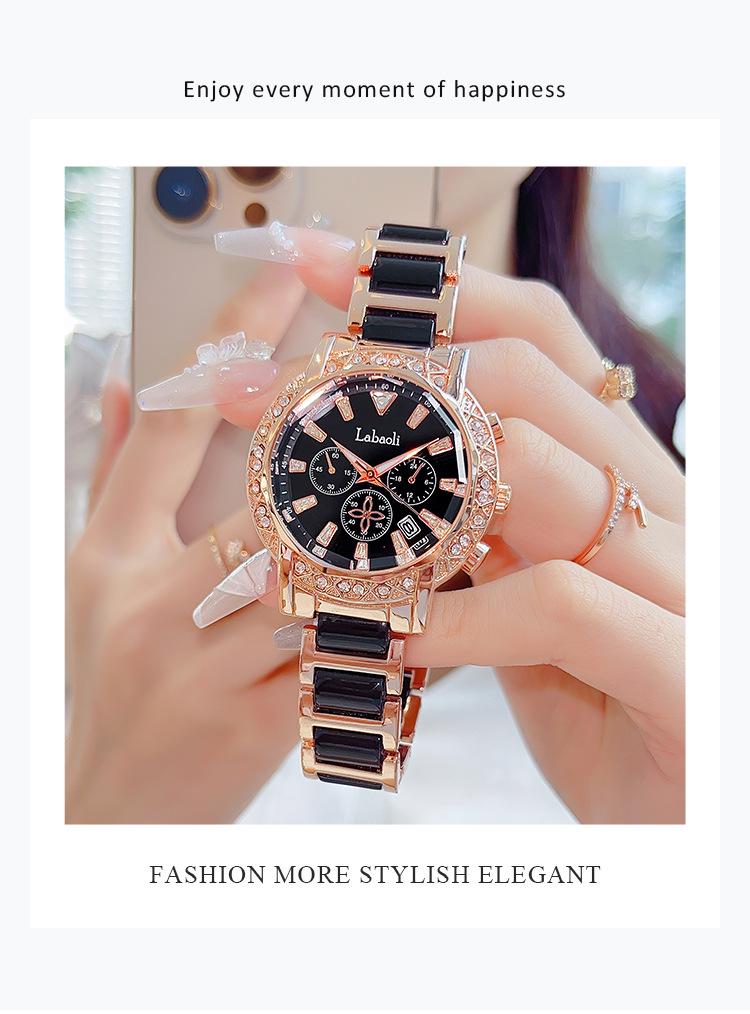 La Baoli Women's Quartz Waterproof Steel Wristwatch LA559