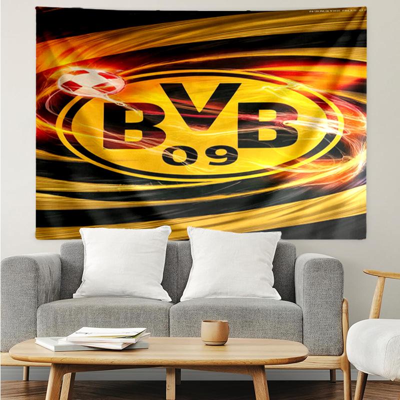 Borussia dortmund Tapestry Accessories Playroom Tapestry, for Bedroom,Livingroom, dormitory Room Wall Decor Fan Birthday Gifts