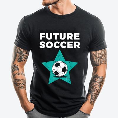 Future Soccer Star Soccer Shirt For Soccer Sports T Shirt Men Mens Clothing Loose Graphic Tees Breathable
