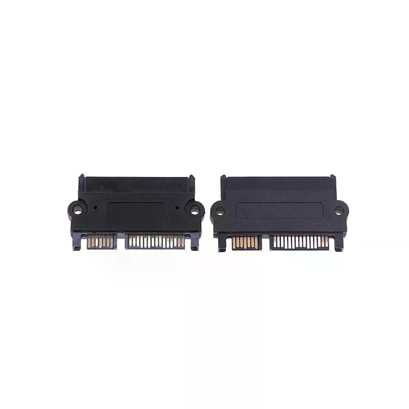 1Pc SFF-8482 SAS To SATA 180 Degree Angle Adapter Converter Straight Head SATA To SATA Converter