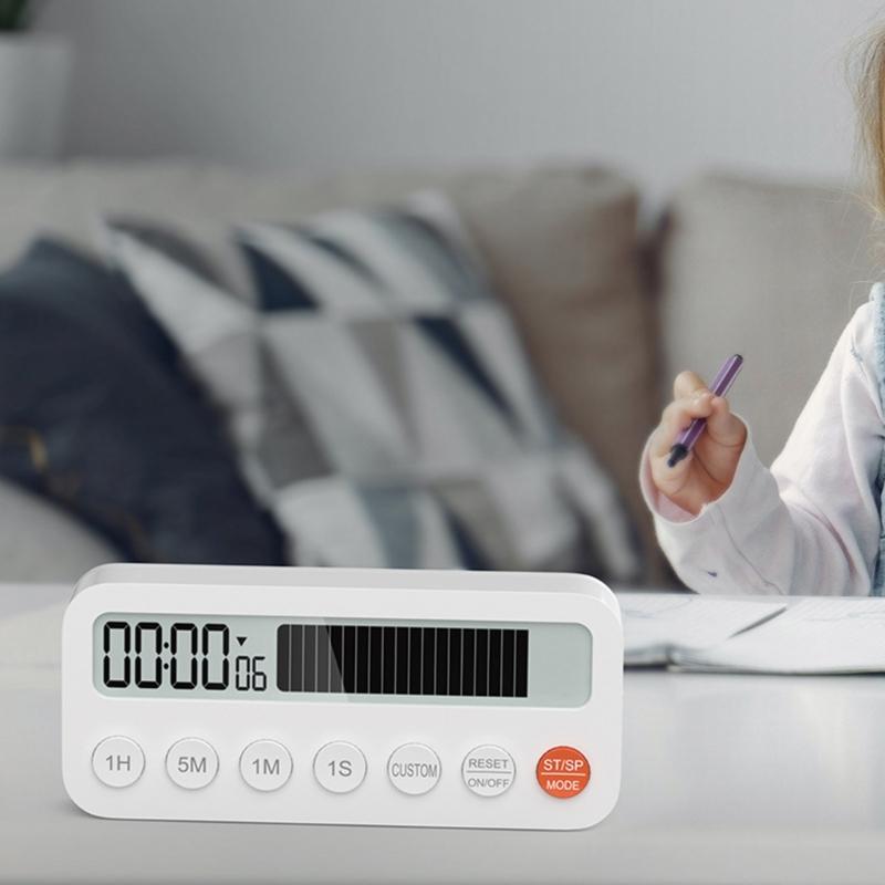 Magnetic Attraction Visual Timer Easy to See Magnetic Countdown Timer with Clear Display for Kitche Office & Gym Use