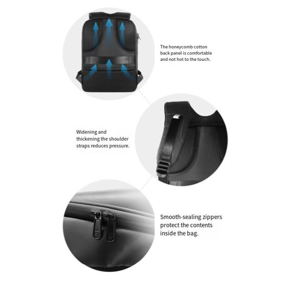 Programmierbarer LED Rucksack Bluetooth-kompatibel Gesteuerter Leuchtender Tagesrucksack mit Benutzerdefinierbarem Display Unisex Laptoptasche