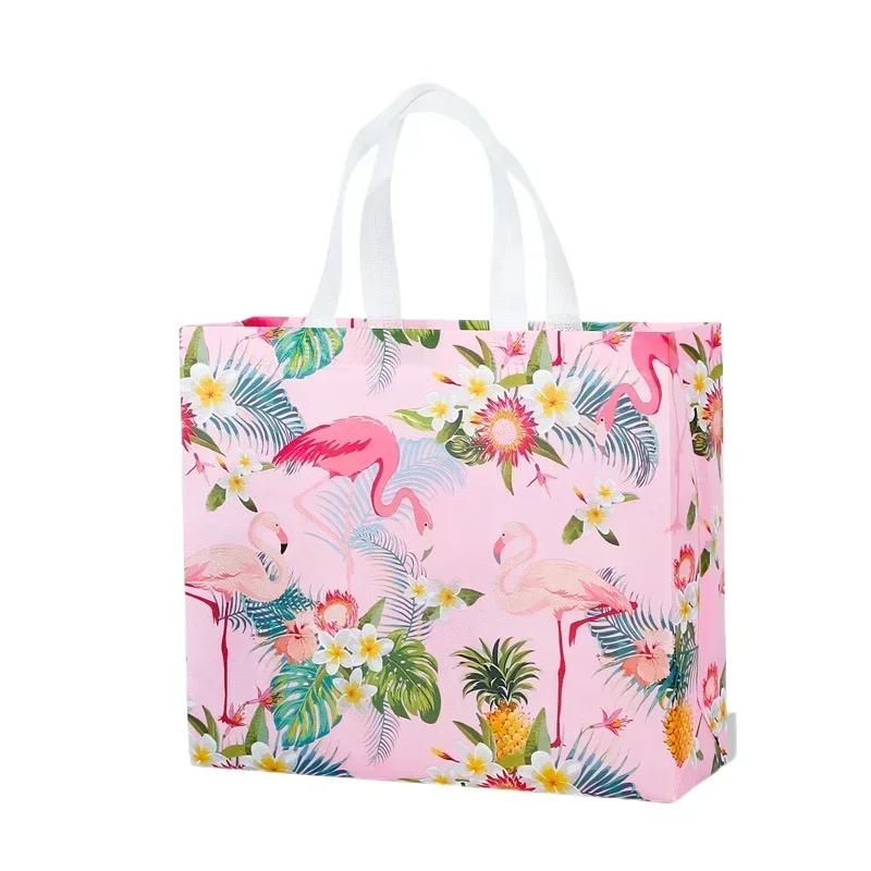10pcs Coated Non-woven Fabric Bag Clothing Nonwovens Pack Handbag Environmentally Friendly Gift Shopping Packaging Pouch