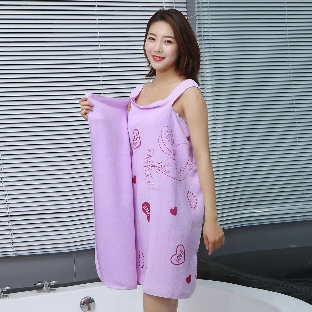 Wearable Bath Towel Sling Bath Skirt Tube Top Beach Towel