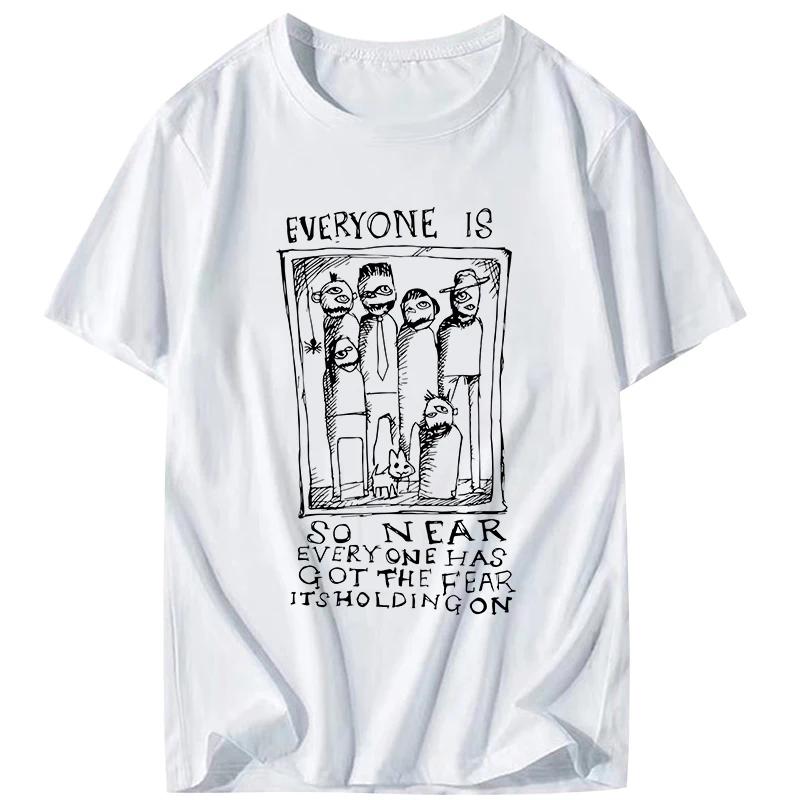 Vintage Radiohead T shirt Men Fashion Rock Band women T-shirt Tshirt Boy Tees top Short Sleeve Camisetas Men's Clothing